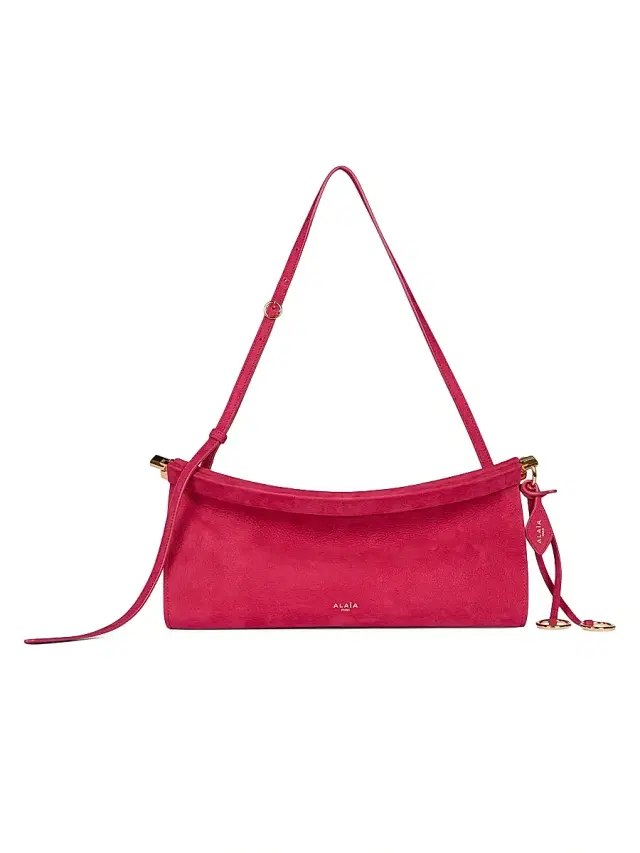 ALAIA Women's Le Click Leather Shoulder Bag - Framboise