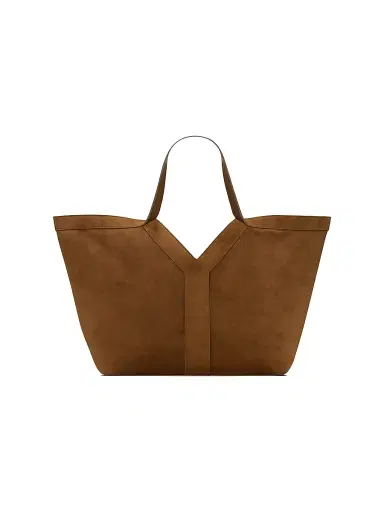 Saint Laurent Women's Y Tote Shoulder Bag in Suede | Thumbnail 5