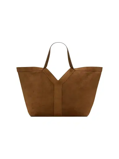 Saint Laurent Women's Y Tote Shoulder Bag in Suede | Thumbnail 1