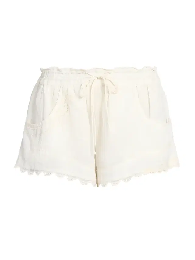 Women's Lola Drawstring Shorts - Ecru