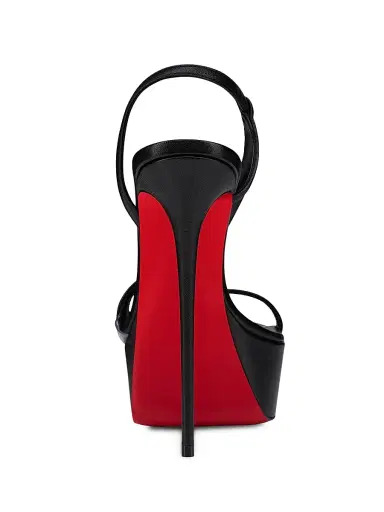 Christian Louboutin Women's Rosalie Alta 150MM Leather Sandals | Thumbnail 3
