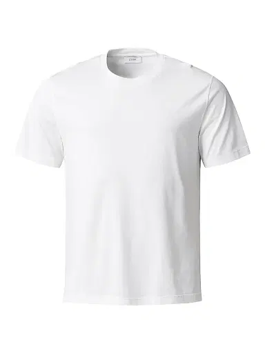 Eton Men's Silk-Cotton Crewneck T-Shirt - White - Size XXL | Thumbnail 1
