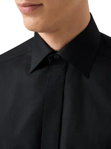 Eton Men's Slim-Fit Textured Dress Shirt | Thumbnail 5 Eton Men's Slim-Fit Textured Dress Shirt | Thumbnail 5