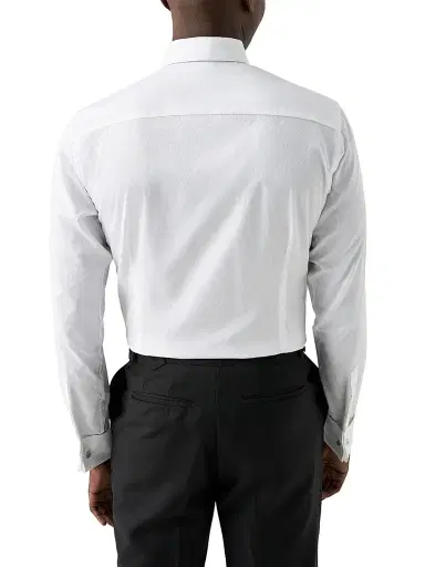 Eton Men's Slim-Fit Textured Fly-Front Formal Shirt | Thumbnail 4 Eton Men's Slim-Fit Textured Fly-Front Formal Shirt | Thumbnail 4