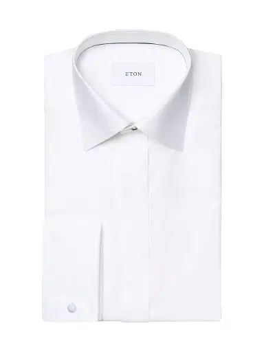 Eton Men's Slim-Fit Textured Fly-Front Formal Shirt | Thumbnail 1 Eton Men's Slim-Fit Textured Fly-Front Formal Shirt | Thumbnail 1