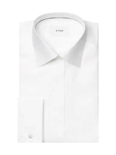 Eton Men's Jacquard Cotton Twill Contemporary-Fit Shirt | Thumbnail 1 Eton Men's Jacquard Cotton Twill Contemporary-Fit Shirt | Thumbnail 1
