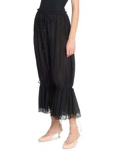 Chloé Women's Silk Bloomer Pants - Black | Thumbnail 4 Chloé Women's Silk Bloomer Pants - Black | Thumbnail 4