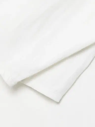 Jil Sander Women's Squareneck Linen Midi-Dress - Optic White - Size 4 | Thumbnail 7