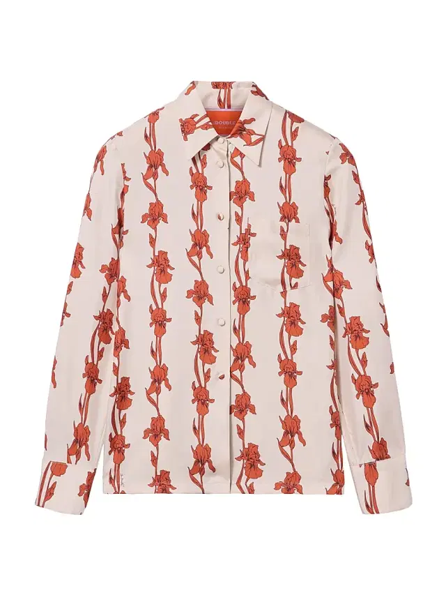 La DoubleJ Women's Boy Shirt - Dark Orange