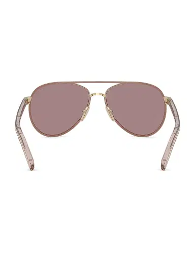Prada Women's 59MM Aviator Sunglasses - Pale Gold Purple | Thumbnail 4