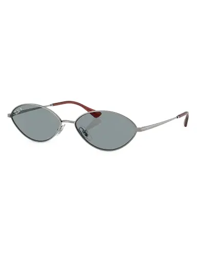 Ray-Ban Women's 0RB3757 Kai 56MM Oval Sunglasses - Gunmetal Grey | Thumbnail 1