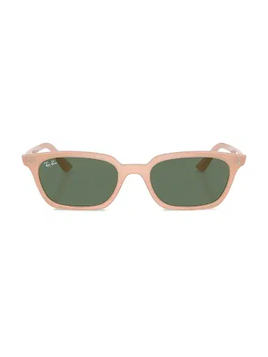 Ray-Ban Women's 0RB4456 Zaya 53MM Pillow Sunglasses - Beige Dark Green | Thumbnail 2