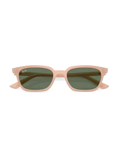 Ray-Ban Women's 0RB4456 Zaya 53MM Pillow Sunglasses - Beige Dark Green | Thumbnail 5