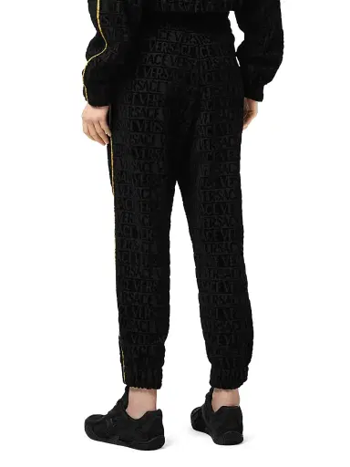 Versace Women's I Heart Baroque Joggers - Black Gold - Size Small | Thumbnail 4 Versace Women's I Heart Baroque Joggers - Black Gold - Size Small | Thumbnail 4