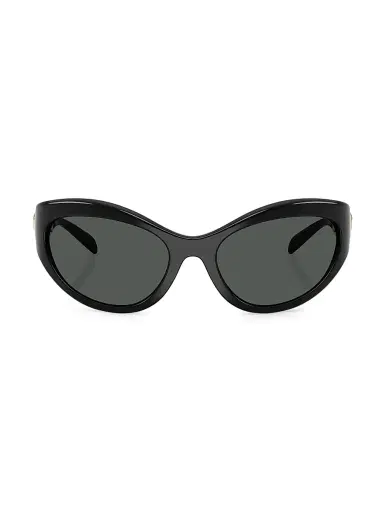 Versace Women's 59MM Cat-Eye Pillow Sunglasses - Black | Thumbnail 2
