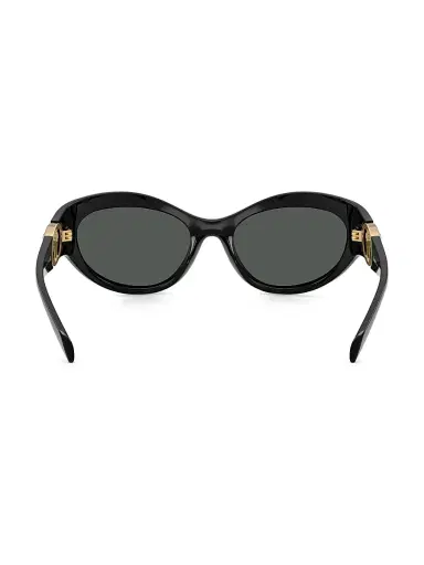 Versace Women's 59MM Cat-Eye Pillow Sunglasses - Black | Thumbnail 4