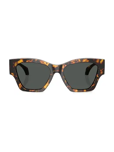 Versace Women's 53MM Square Sunglasses - Havana Dark Grey | Thumbnail 2 Versace Women's 53MM Square Sunglasses - Havana Dark Grey | Thumbnail 2