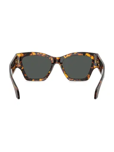 Versace Women's 53MM Square Sunglasses - Havana Dark Grey | Thumbnail 4 Versace Women's 53MM Square Sunglasses - Havana Dark Grey | Thumbnail 4