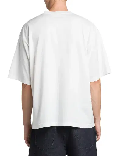 Marni Men's Collage Logo Cotton Oversized T-Shirt - Lily White - Size 44 | Thumbnail 5
