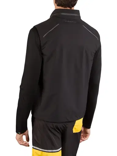 Stefano Ricci Men's Sport Vest - Jet Black - Size 50 | Thumbnail 3