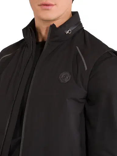Stefano Ricci Men's Sport Vest - Jet Black - Size 50 | Thumbnail 4