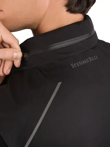 Stefano Ricci Men's Sport Vest - Jet Black - Size 50 | Thumbnail 5