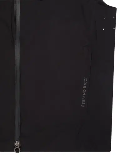 Stefano Ricci Men's Sport Vest - Jet Black - Size 50 | Thumbnail 7