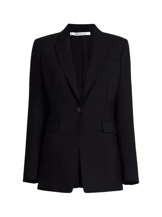 Women's Single Button Jacket - Black