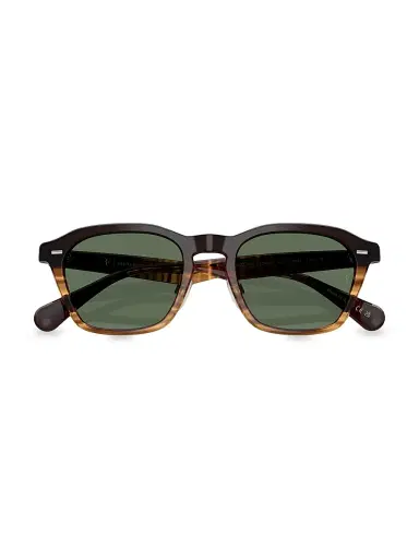 Oliver Peoples x Roger Federer Men's 52MM Phantos Sunglasses - Brown Green | Thumbnail 4
