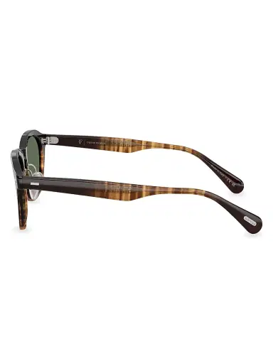 Oliver Peoples x Roger Federer Men's 52MM Phantos Sunglasses - Brown Green | Thumbnail 5