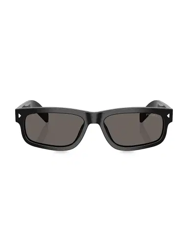 Prada Men's 57MM Rectangular Sunglasses | Thumbnail 2 Prada Men's 57MM Rectangular Sunglasses | Thumbnail 2