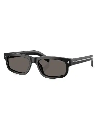 Prada Men's 57MM Rectangular Sunglasses | Thumbnail 1 Prada Men's 57MM Rectangular Sunglasses | Thumbnail 1