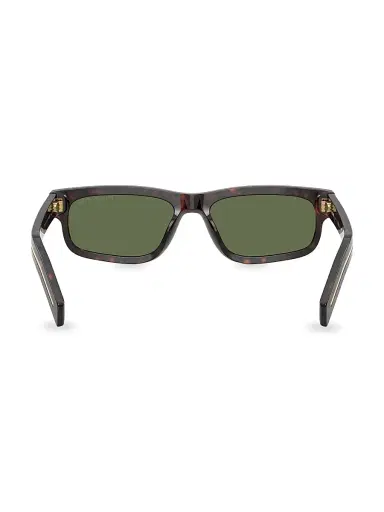 Prada Men's 57MM Rectangular Sunglasses - Brown Tort | Thumbnail 3 Prada Men's 57MM Rectangular Sunglasses - Brown Tort | Thumbnail 3