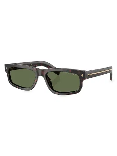 Prada Men's 57MM Rectangular Sunglasses - Brown Tort | Thumbnail 1 Prada Men's 57MM Rectangular Sunglasses - Brown Tort | Thumbnail 1