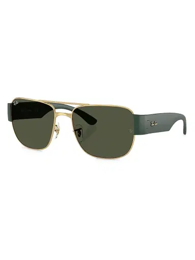 Ray-Ban Men's RB3756 59MM Square Sunglasses - Gold Olive | Thumbnail 1 Ray-Ban Men's RB3756 59MM Square Sunglasses - Gold Olive | Thumbnail 1