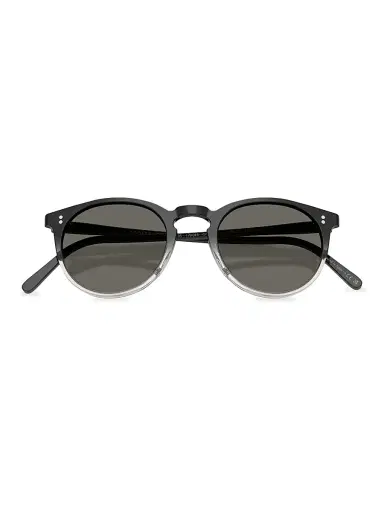 Oliver Peoples Men's O'Malley 48MM Phantos Sunglasses - Black Gray | Thumbnail 4