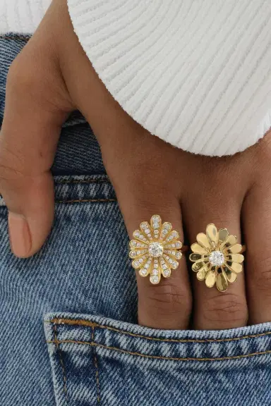 Anita Ko Diamond Water Lily Ring | Thumbnail 2