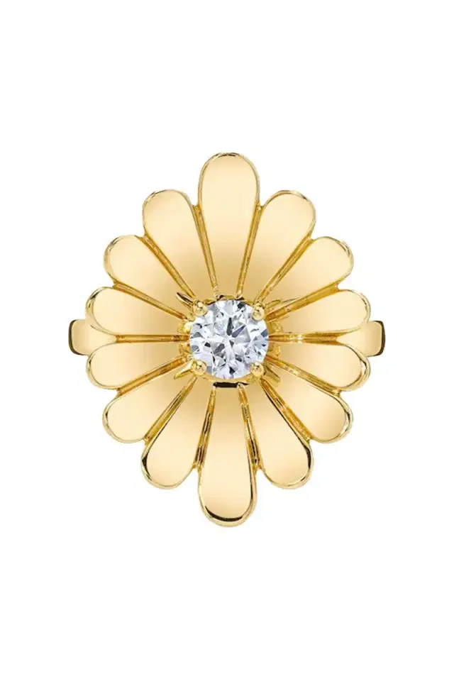 Anita Ko Diamond Water Lily Ring