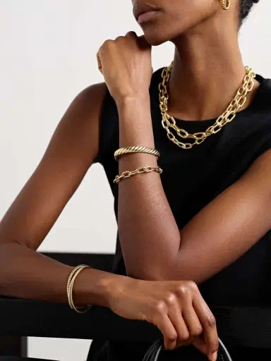 David Yurman Sculpted Cable 18-karat Gold Bracelet | Thumbnail 4 David Yurman Sculpted Cable 18-karat Gold Bracelet | Thumbnail 4