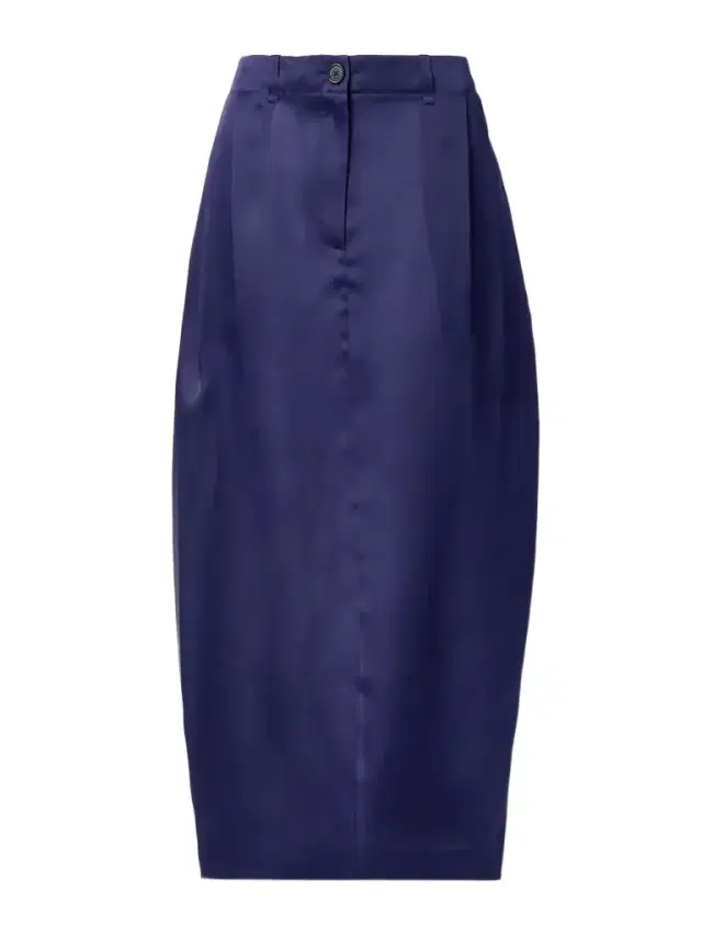 Lucian Pleated Silk-organza Maxi Skirt