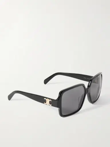 CELINE Eyewear Triomphe Oversized Square-frame Acetate Sunglasses | Thumbnail 3