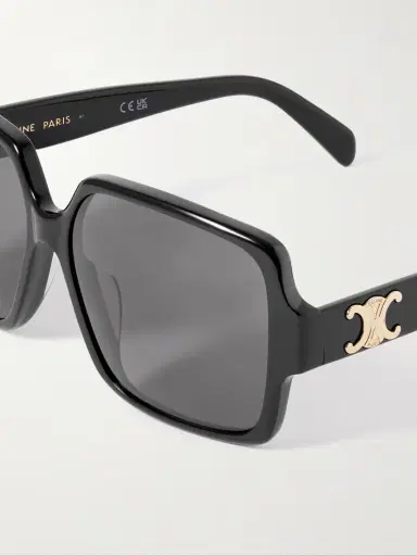 CELINE Eyewear Triomphe Oversized Square-frame Acetate Sunglasses | Thumbnail 4