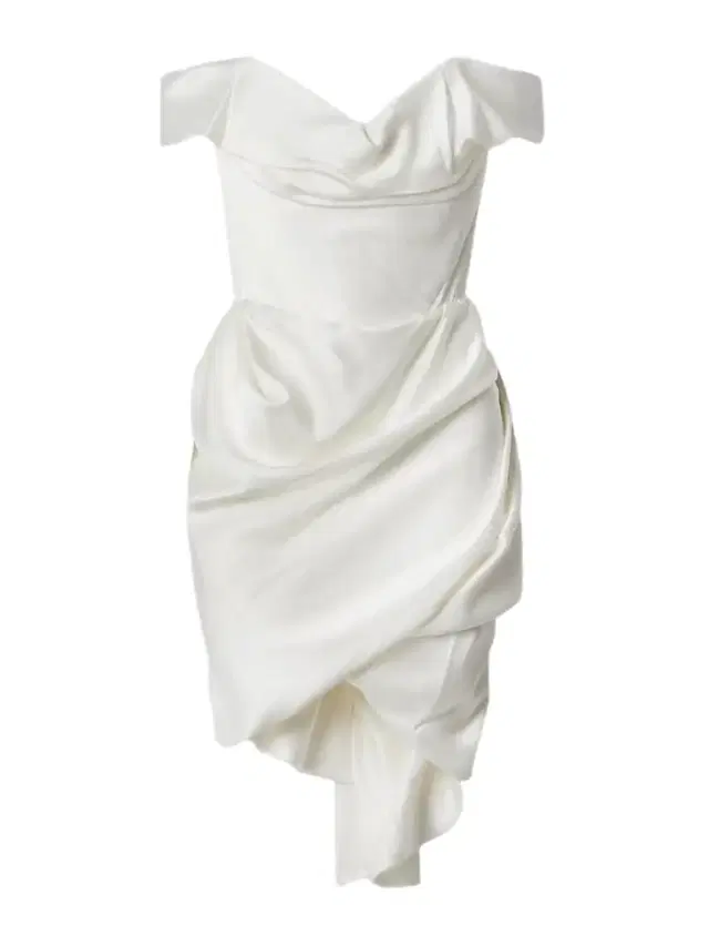 Nova Cora Draped Satin-crepe Mini Dress