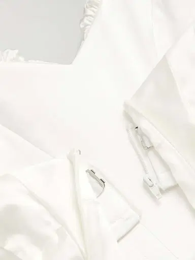 Vivienne Westwood Raven Strapless Gathered Satin Bustier Top | Thumbnail 6