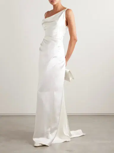 Vivienne Westwood Minerva Draped Silk-satin Gown | Thumbnail 2