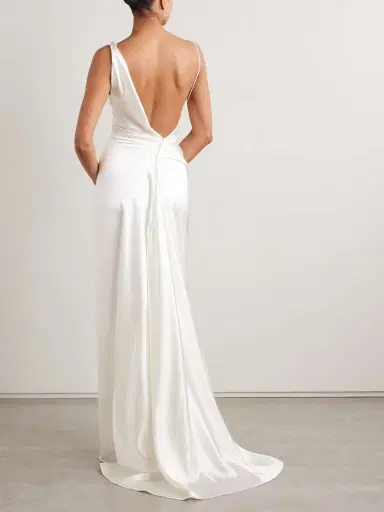 Vivienne Westwood Minerva Draped Silk-satin Gown | Thumbnail 3