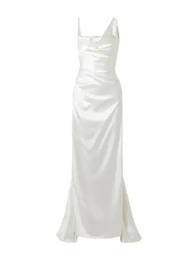 Vivienne Westwood Minerva Draped Silk-satin Gown | Thumbnail 1
