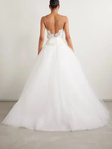 Vivienne Westwood Joe Petticoat Satin-trimmed Tulle And Crinoline Maxi Skirt | Thumbnail 4