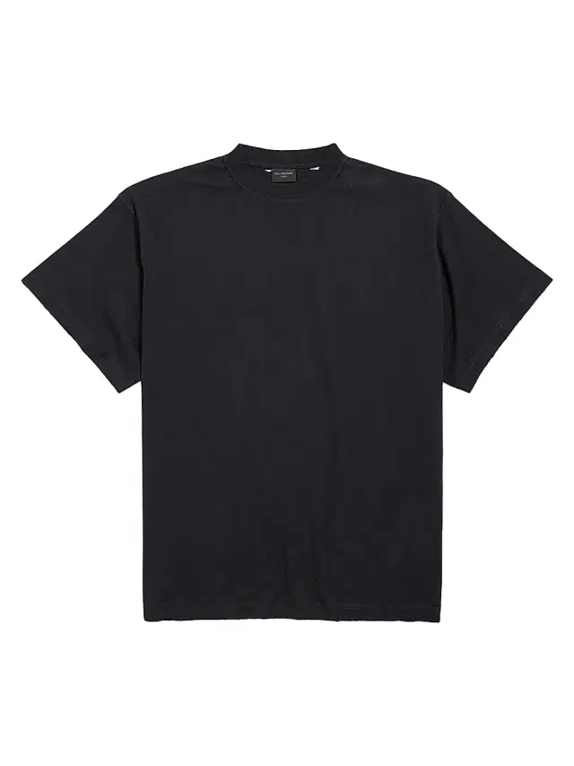 Balenciaga Men's Security Tape Logo Oversized T-Shirt - Black Red