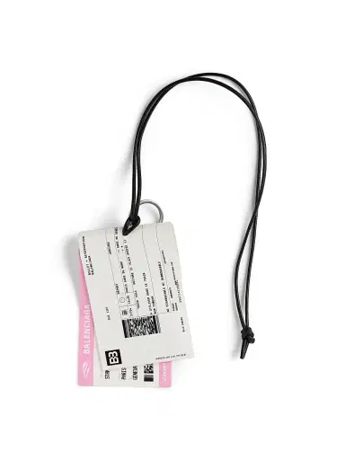 Balenciaga Men's Charm / Keychain Train Ticket | Thumbnail 2 Balenciaga Men's Charm / Keychain Train Ticket | Thumbnail 2